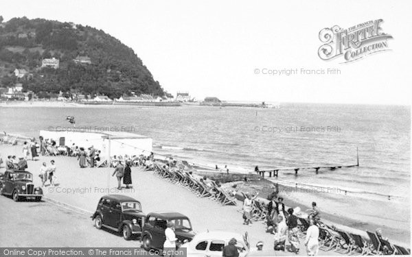 Photo of Minehead, The Promenade c.1955