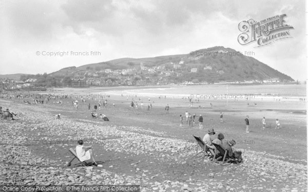 Photo of Minehead, The Sands 1930