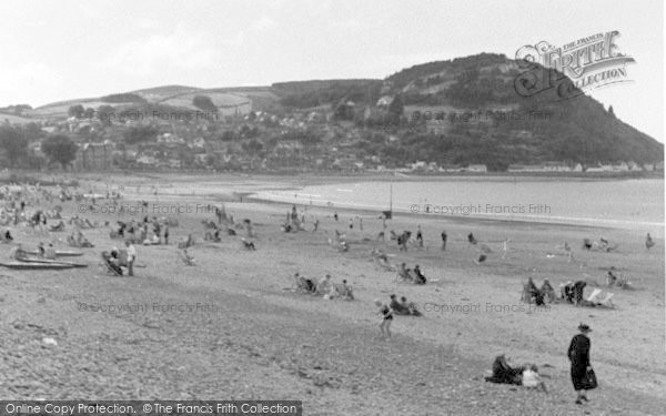 Photo of Minehead, The Sands 1939