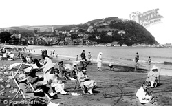 The Sands And North Hill 1923, Minehead