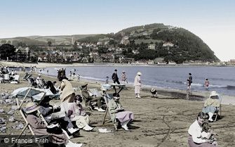 Minehead, the Sands and North Hill 1923