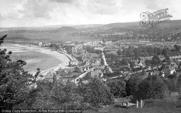 Photo of Minehead, View From North Hill 1919