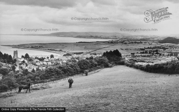 Photo of Minehead, View From North Hill c.1955