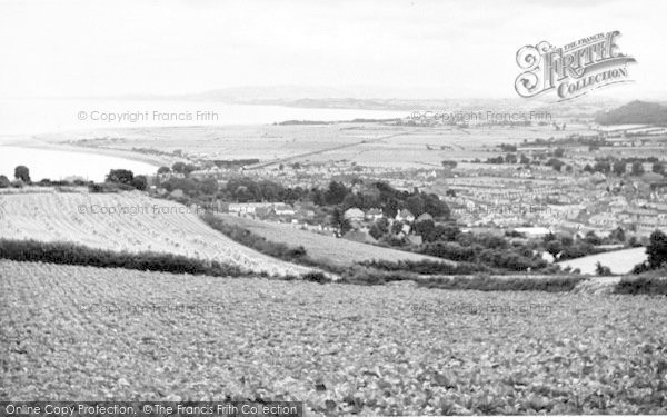 Photo of Minehead, View From North Hill c.1955