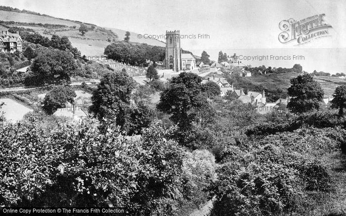Photo of Minehead, Village And Church c.1895
