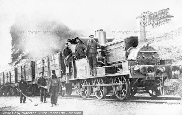 Photo of Minera, Coal Train At The Lead Mines c.1890