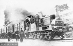 Coal Train At The Lead Mines c.1890, Minera
