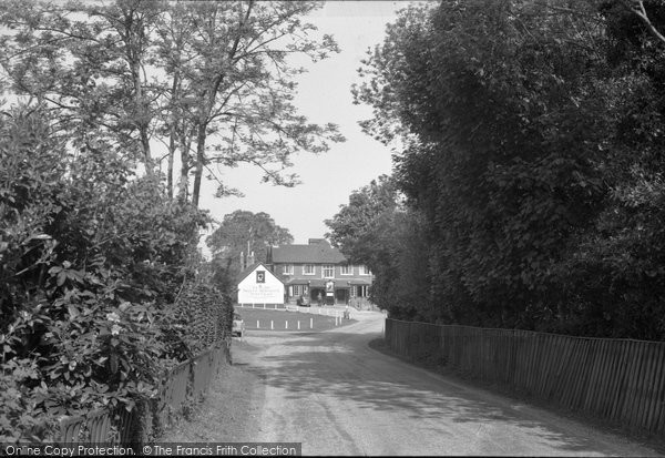 Photo of Minstead, Entrance To The Village 1955