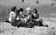 Family On The Beach c.1952, Minster