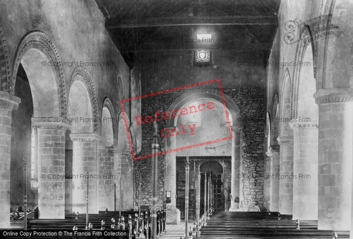 Photo of Minster In Thanet, Church, Nave West 1894