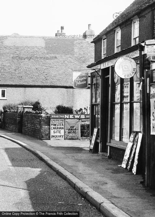 Photo of Minster In Thanet, High Street Newsagent c.1955