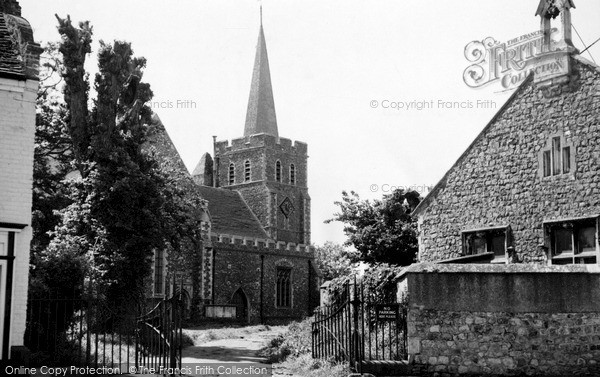 Photo of Minster In Thanet, St Mary's Church c.1955