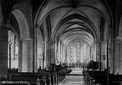 Minster-In-Thanet, St Mary's Church, Interior 1894, Minster