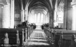 Minster-In-Thanet, St Mary's Church Interior 1963, Minster