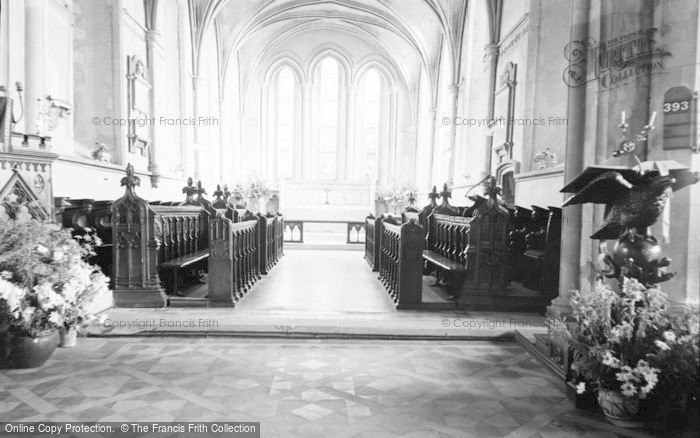 Photo of Minster In Thanet, St Mary's Church Interior 1963