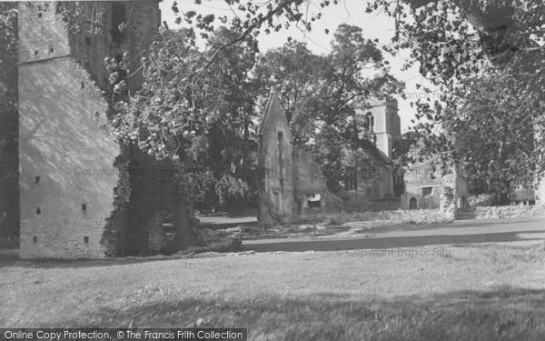 Photo of Minster Lovell, The Manor House Ruins c.1955
