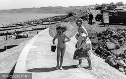 Mother And Daughter, The Beach c.1952, Minster