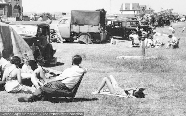 Photo of Minster, Sunbathing On The Cliffs, Scrapsgate c.1952