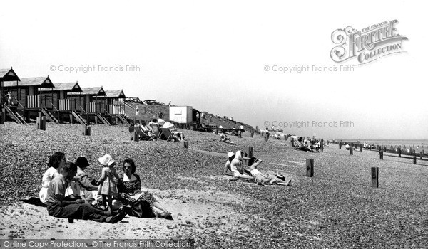 Photo of Minster, The Beach, Scrapsgate c.1952