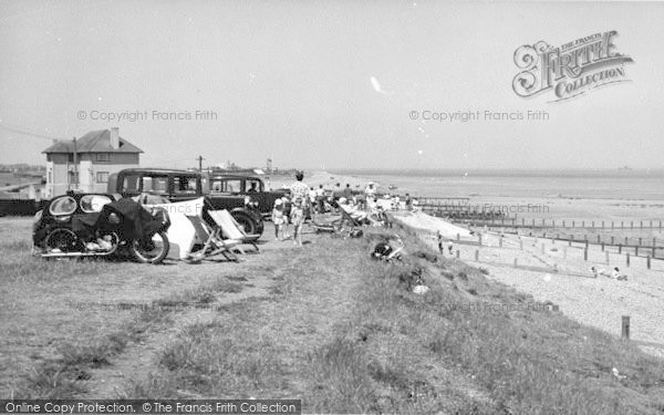 Photo of Minster, The Cliffs, Scrapsgate c.1952