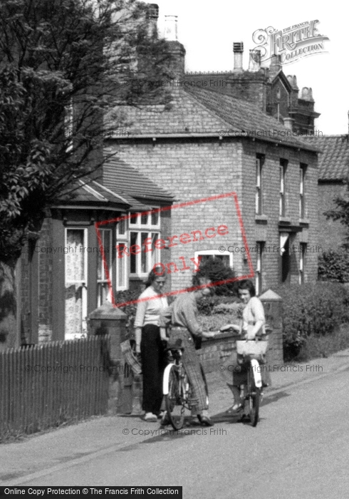 Photo of Misterton, Cyclists On High Street 1958