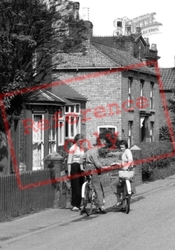 Cyclists On High Street 1958, Misterton