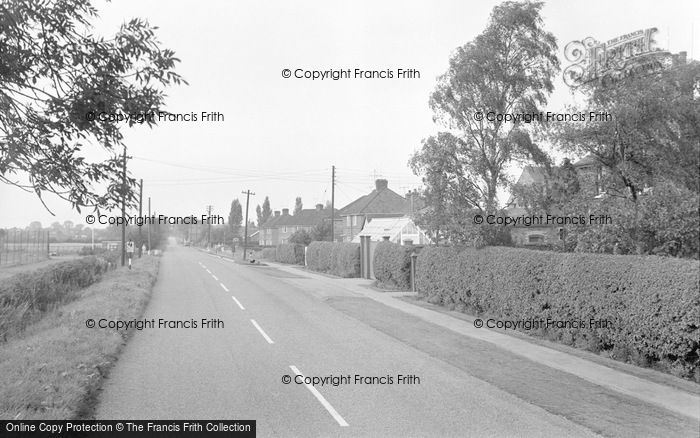 Photo of Misterton, Fox Covert Road 1960