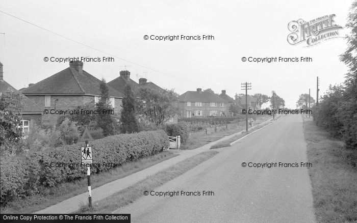 Photo of Misterton, Fox Covert Road 1960