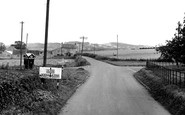 Misterton, the Cross Roads c1955