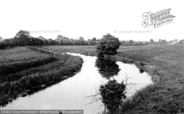 Photo of Misterton, view from the Bridge 1958