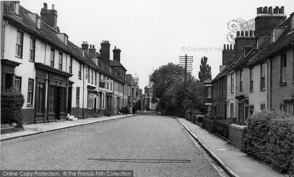 Photo of Mistley, The Village c.1955