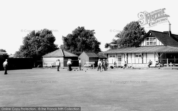 Photo of Mitcham, Bowling Green And Chalet Restaurant c.1960