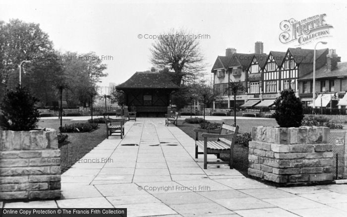 Photo of Mitcham, Flower Gardens c.1955