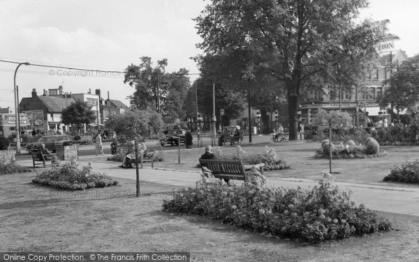 Photo of Mitcham, Flower Gardens, Fair Green c.1960