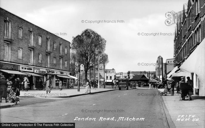Photo of Mitcham, London Road c.1955