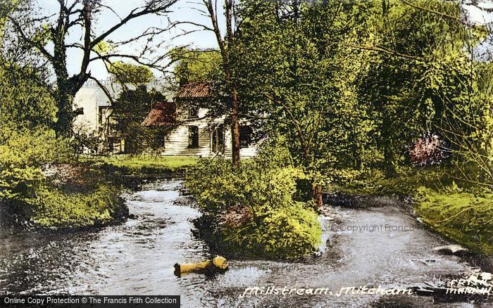 Photo of Mitcham, Mill Stream c.1955