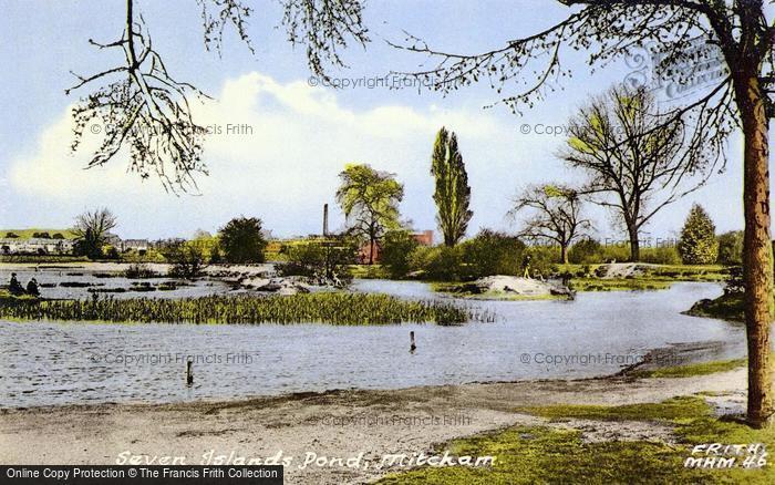 Photo of Mitcham, Seven Islands Pond c.1960
