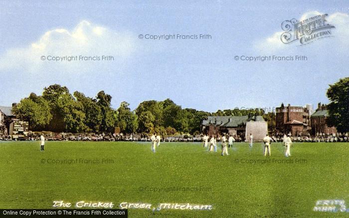 Photo of Mitcham, The Cricket Green c.1955