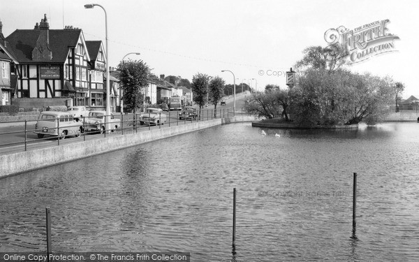 Photo of Mitcham, The Pond And Three Kings 1959