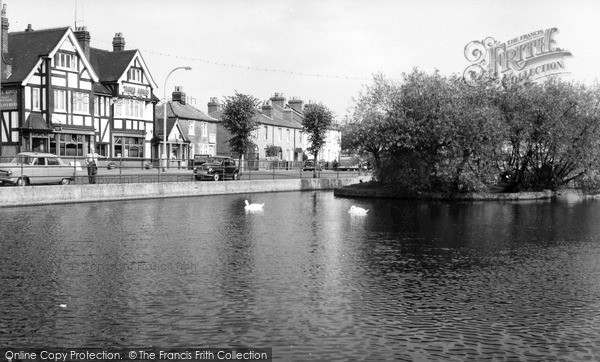 Photo of Mitcham, The Pond And Three Kings c.1959