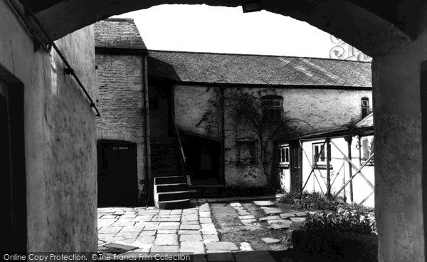 Photo of Mitcheldean, The Courtyard, Lion House Youth Hostel c.1955