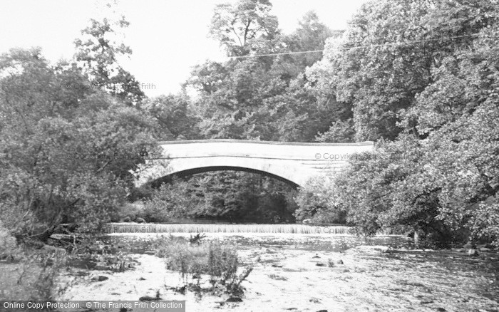 Photo of Mitford, The River And Bridge c.1954