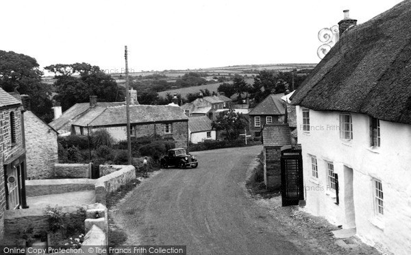 Photo of Mithian, The Village c.1950