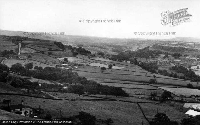 Photo of Mixenden, Wheatley Valley From Moor End Road c.1960