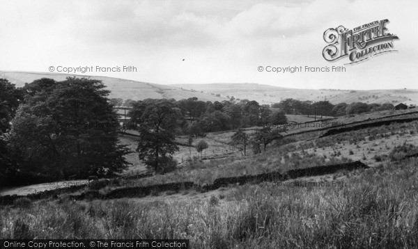 Photo of Mixenden, Wheatley Valley Towards Ogden c.1960