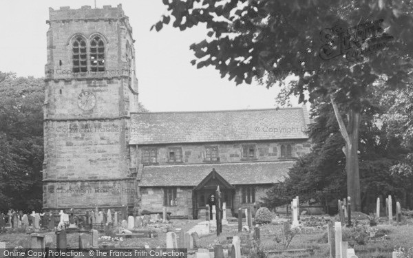 Photo of Mobberley, St Wilfrid's Church c.1955