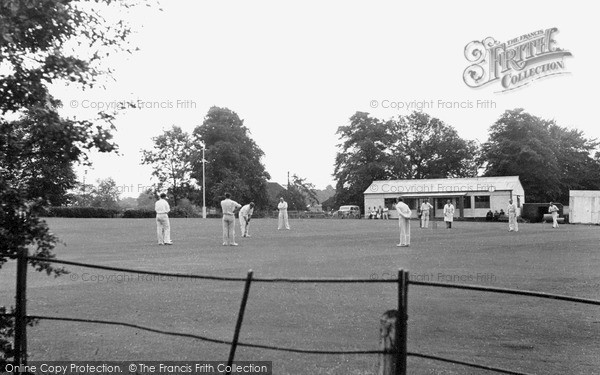 Photo of Mobberley, The Cricket Ground c.1955
