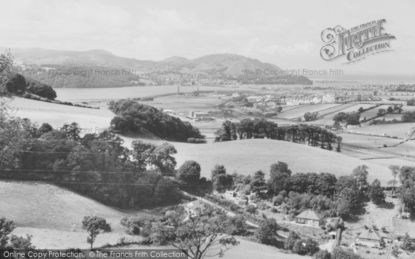 Photo of Mochdre, Conway From Dolwyd c.1955