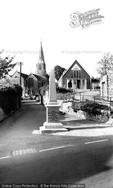 Photo of Modbury, Memorial, Catholic And Parish Churches c.1960