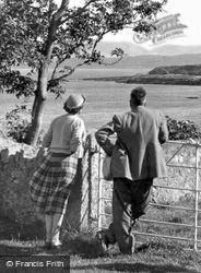 A Couple Admiring The View c.1955, Moelfre